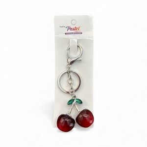 Pastels Red Cherry Key Holder